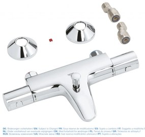 GROHE Precision Start - Termostatická vaňová batéria, chróm 34598000