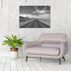 Sklenený obraz diaľnice (70x50 cm)