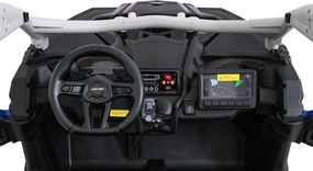 Ramiz Elektrická bugina Maverick Turbo RR pre deti modro-sivá + kolesá