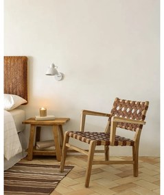 Podnožka z teakového dreva Kave Home Safara