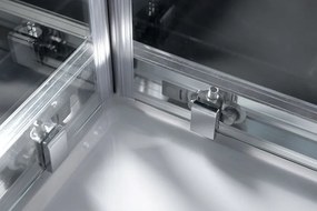 Polysan Polysan, EASY LINE štvorcová sprchová zástena 900x900mm, číre sklo, EL5115