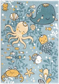 Koberce Breno Kusový koberec PASTEL KIDS 47/KVK, viacfarebná,120 x 170 cm