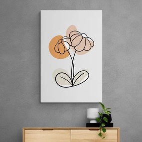Obraz minimalistický kvet No1 - 80x120