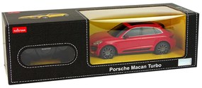 Lean Toys Auto R/C Porsche Macan Turbo 1:24 Rastar - červené
