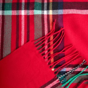 Deka WINTERY so strapcami, kockovaná 709050