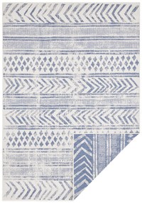 NORTHRUGS - Hanse Home koberce Kusový koberec Twin Supreme 103863 Blue / Cream – na von aj na doma - 80x150 cm