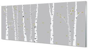 Obraz plexi Ilustrácie brezy 120x60 cm