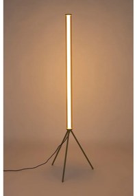 Béžová LED stmievateľná stojacia lampa so skleneným tienidlom (výška 156 cm) Scotty – Zuiver