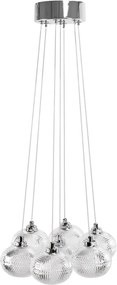 Toolight Toolight, závesné svietidlo 7xG9, MS021-7CP, chrómová, OSW-09635