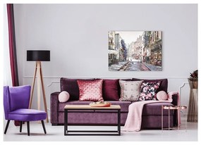 Obraz Styler Canvas Watercolor Paris II, 60 × 80 cm