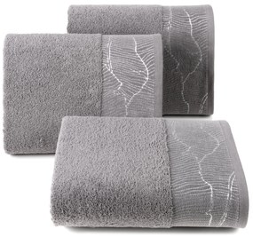 BAVLNENÝ UTERÁK METALIC5 50X90 CM SIVÁ