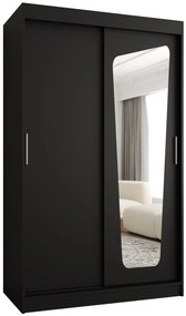 Šatníková skriňa 120 cm Mokka (čierna). Akcia -62%. Vlastná spoľahlivá doprava až k Vám domov. 1126025