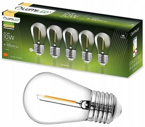 Žiarovky ST14 FIL 1W E27 100LM 2700K BOX 5