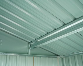 Záhradný domček BestBerg ZDB-9D / 9 m² / 279 x 324 x 211 cm / dekor červené drevo / hnedá