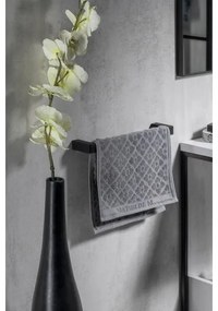 Gedy - Nástenný vešiak na uteráky PIRENEI 6,6x35 cm matná čierna