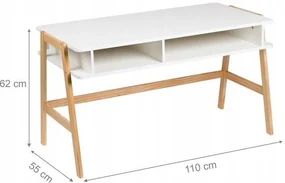 Toaletný kozmetický stolík GoodHome biely