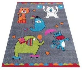 Farebný koberec s motívom Zvieratká