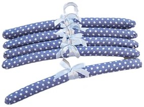 Textilné vešiaky Dots, 5 ks
