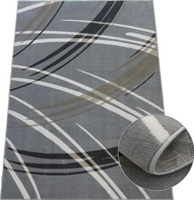 BE Koberec Lotus 9304 GREY – sivý obdĺžnikový Rozmer: 160x220 cm