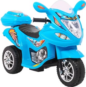 Ramiz Detská elektrická trojkolka BJX-088 Modrá + zvuky + svetlá