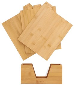 Sada troch dosiek na krájanie BAMBOU hnedé ALL 816432