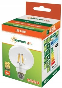 Toolight - Teplá LED žiarovka E-27 230V 4W 450lm 13763, OSW-01028