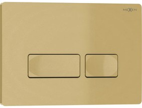 Mexen Tex 04, splachovacie tlačidlo, zlatá, 6104-06