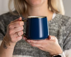 Čajový/kávový set Noah Navy Gold