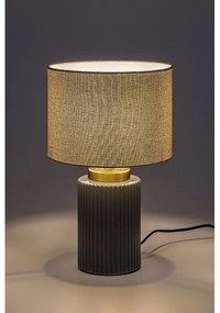 Rabalux 74045 - Stolná lampa GLOVY 1xE14/40W/230V sivá