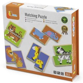 Zodpovedajúce puzzle Viga 50842 divoké zvieratká
