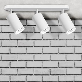 LED RGBW stmievateľné kúpeľňové bodové svietidlo TURYN 3xGU10/6,5W/230V IP44 biela