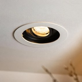 Inteligentné zapustené bodové svietidlo biele s oceľou vrátane Wifi GU10 - Rondoo