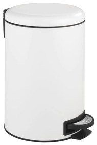 WENKO 22707100 - Odpadkový kôš LEMAN 25x38 cm biela/čierna
