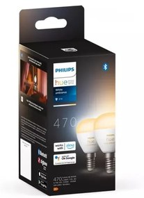Philips HUE 8719514491168 Philips Hue White žiarovka LED E14 5,1W, 470lm, 2200-6500K, stmievateľná