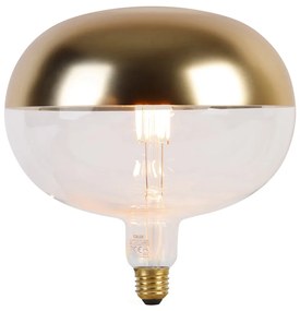 E27 Stmievateľná LED žiarovka Zrkadlo zlatá 6W 360lm 1800K