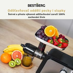 Pomalý odšťavovač BestBerg BBM-2500SJ príslušenstvo pre mlynček BBM-2500