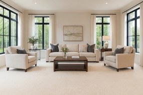 ITC, Koberec metráž Avelino 33, na mieru, šíře 4m, béžová, fusion back, chodba / predsieň