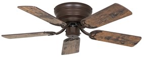 Stropný ventilátor Classic Flat III bronz Ø 103 cm