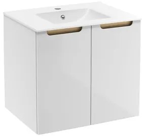 Kúpeľňová skrinka s umývadlom Naturel Stilla 60x60x45 cm biela STILLAD06033U1, 1 ks