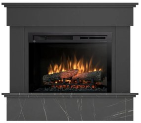 Elektrický krb Tormes 26 čierny/čierny mramor