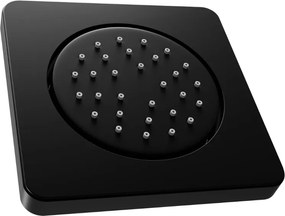 Mexen - podmietková sprchová tryska, štvorcová, 130x130 mm, čierna, 79366-70