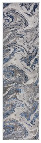 Flair Rugs koberce Behúň Eris Marbled Navy - 60x230 cm