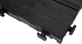 Multy Home Gumová dlaždica ARISTA Wood 30 x 30 cm, antracit