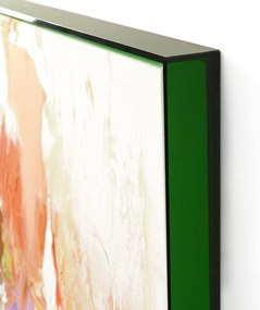 Obraz s ručne maľovanými prvkami 102x102 cm Confidential Green – Malerifabrikken