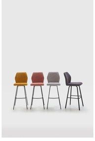 Barové stoličky v lososovoružovej farbe v súprave 2 ks 75 cm Pol – Marckeric