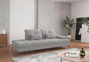XXXLutz LEŇOŠKA, textil, svetlosivá Sit & More - Online Only obývacie izby - 000144009976