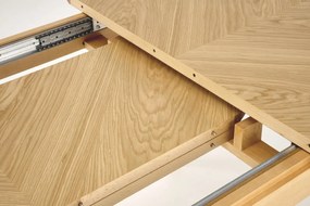 Rozkladací jedálenský stôl Edmondo I 160/240 cm dub prírodný/buk