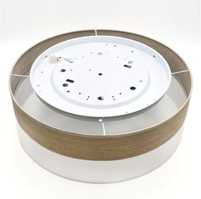 LED Stropné svietidlo SIRJA WOOD LED/36W/230V pr. 45 cm biela/dub