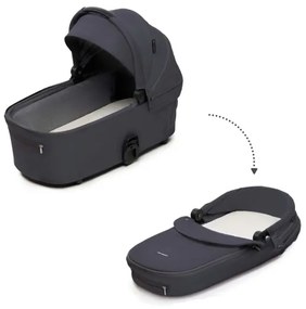 KINDERKRAFT - Kombinovaný kočík 2v1 NEA 2 Dark grey