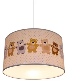 LAMPDAR Detský luster BEARS 1xE27/60W/230V SA0300